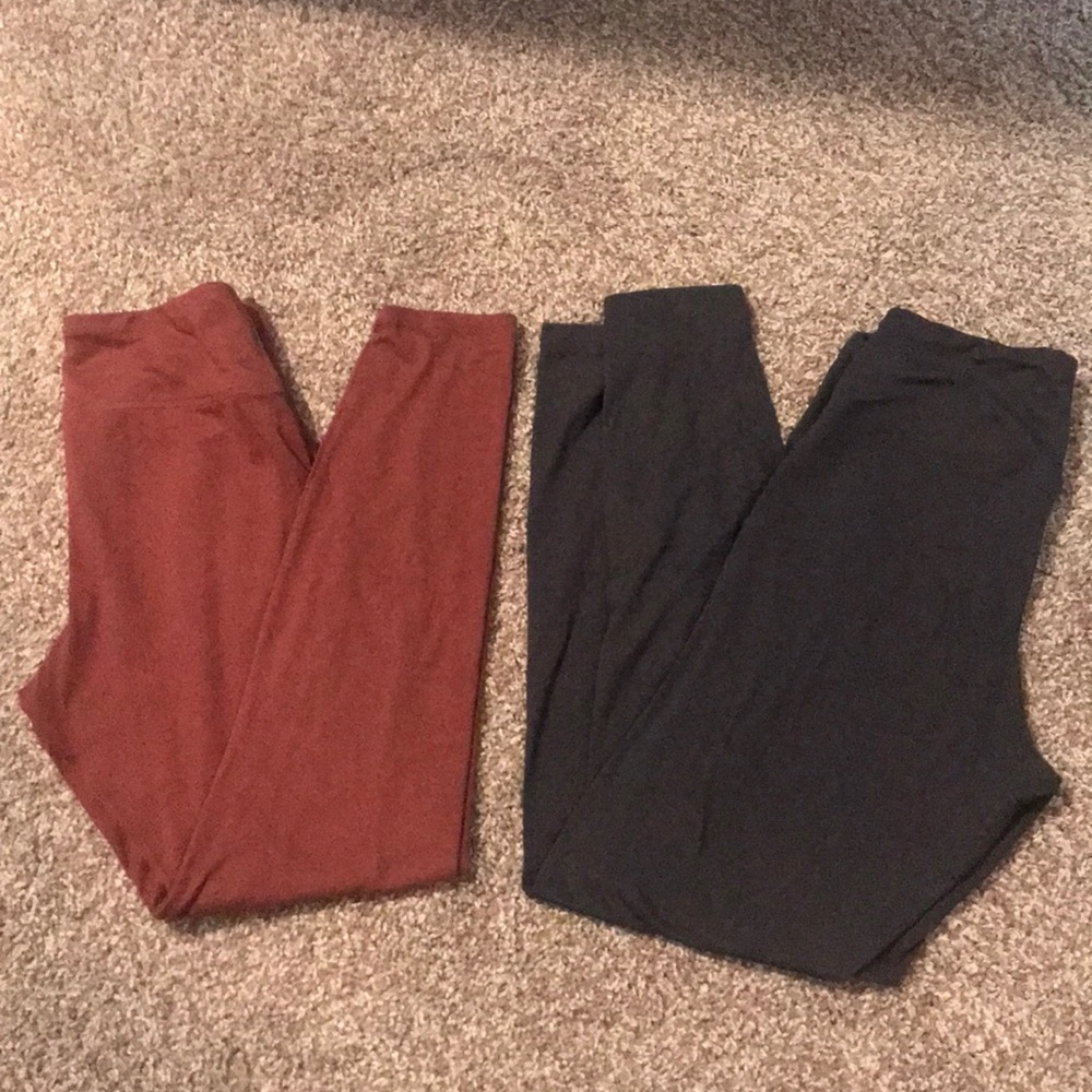 Rose & Blue/grey SUPER soft lounge leggings